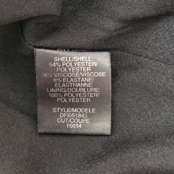 Halston Heritage Black Sleeveless Beaded Neckline Sheath Dress Size 2 - Picture 7 of 9